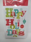 2 Pkgs Hallmark Happy Holidays Simple Festive Blank Note Cards 16 Total