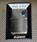 Zippo Windproof High Polished Brass Lighter    254b  New In Box  9