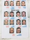  ufc 194  Laminated Full Fight Card Sheet  9 x3 5   Conor Mcgregor Vs Jose Aldo
