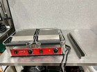 Avantco Pg400s Commercial Dual Panini Sandwich Grill With Smooth Plates -120v