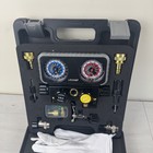 4-way Ac Manifold Gauge Set For R134a R404a R1234yf R22 Refrigerants Hvac Tool