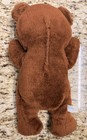 Knickerbocker Animals Of Distinction Brown Teddy Bear W red Tongue Vintage Plush