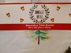 Christmas Trees Embellished Beaded Fabric Table Runner 16 X 72