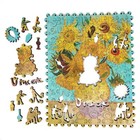 Wooden Jigsaw Puzzle For Adults By Foxsmartbox - 170 Pieces - Sunflowers  3rd 