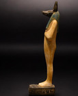 Authentic Ancient Egyptian Antique Rare God Anubis Statue Figurine Bc