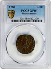 1788 P Post Colonial Issues Massachusetts - Half Cent Pcgs Xf-45 Bn