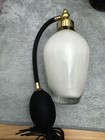 Vintage Art Glass Parfum Atomizer Bottle Made In Taiwan