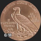 Lot Of 20 X 1 Oz Incuse Indian Fine Copper Round - Bullion -
