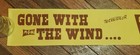 1950 s  gone With The Wind  Vivien Leigh Original Movie Theater Banner Poster