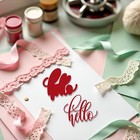 Hello Words Die Cut For Card Making  Words Metal Cutting Dies Congratulations