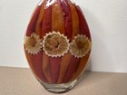 Chili   Orange Vinegar Decorative Glass Bottle Red Yellow Peppers Citrus Kitchen