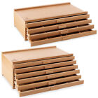 Artist Wooden Multi-drawer Storage Box For Pastels  Pencils  Brushes And Tools