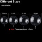 40 Pcs Clear Bobo Balloons For Stuffing  Transparent Bubble Balloon For Wedding