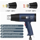 2000w Heat Guns Fast Heat Hot Air Gun Kit 140    1112    60    -600      With 4 Nozzles