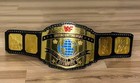 Intercontinental Block Heavyweight Championship Replica Belt Blackstrap Red Logo