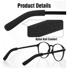 4 Pairs Glasses Arm Cushions Anti-slip Elastic Ear Pads For Eyeglass Temples New