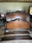 Victorian Antique 3 Pc Bedroom Set King Size Bed Marble Tops  53246