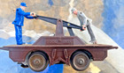 Trains Antique Marx Gandy Dancer Hand Car  Complete  Works Rare O Gauge Vtg