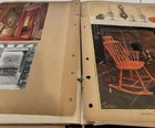 Antique Interior Design Student Scrapbook From Early 1920   s