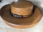 Vintage Antique   Wooden Wood Hat Mold Millinery Hat Block C1920   s Rare