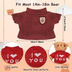 10 Pcs Bear Clothes Tee Doll Clothes Bear Hoodie Sweater Fit 14-18 Inches Bea   