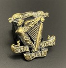 Royal Irish Rifles Tri Scroll Cap Badge Quis Separabit Wwi Era