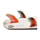 Fcs Pc-7 Tri Fin Set - One Size - Orange Smoke - Nib - Last One
