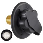 Recpro Rv City Water Fill Inlet   Black   Optional Hose No Elbow  