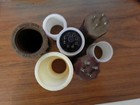 Lot Of 7 Well Used Coil Forms For Ham Radio Or Similar Projects
