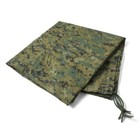 Gi Usmc Ripstop Nylon Reversible Tarp Woodland coyote Usa Made   used  Damaged