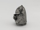 Pewter Gorilla Thimble Ape Monkey Zoo Animal Banana Funny 