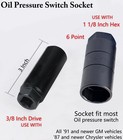 12677836 Oil Pressure Sensor For Chevy Chevrolet Silverado 12616646  Black 