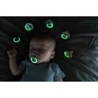 Bibs Glow In The Dark Latex Pacifier - 2pk