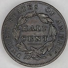 1835 Au Classic Head Half-cent
