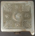 Antique Cast Iron Moon   Stars Safe Still Bank 1890s Early Toy Combination Bank