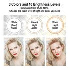 10  Led Ring Light Mini Stand Kit Dimmable Photos Studio Selfie Phone Live Lamp