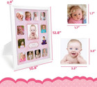 Collage Photo Frame For Baby First Year Keepsake  Multi Picture Frames For Baby 