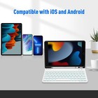 7 Color Backlit Rechargeable Wireless Bluetooth Keyboard For Ipad Samsung Tablet