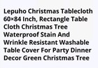 Tablecloth Holiday Christmas Tree Design 60x84 Rectangle New