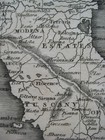 Original 1834 Map Italy States Of The Church Naples Tuscany Venice Sardinia Rome
