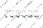 Chimera 150pc Sae Standard Zinc   plated Carbon Steel Wing Nut Assortment Set