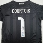 Autographed signed Thibaut Courtois Real Madrid Black Jersey Beckett Coa