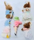Vintage 1985 Eden Beatrix Potter  Frederick Warne Plush Lot