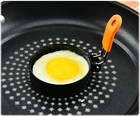 4 Pack 3 5 Inch Egg Rings With Silicone Handle And Brush For Breakfast Sandwich