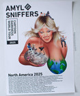 Official Original 2025 Amyl And The Sniffers Tour Poster Rare