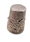 Enamel Cockerel Sterling Silver Thimble