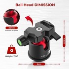Reflex 360   Panoramic Tripod Ball Head With Quick Release Plate     Lightweight