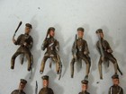 Antique Vtg  Lead Army  Horse Soldiers     2  Figures  13 Lot