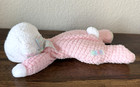 Eden Vintage Pink Lamb Baby Lovey Terry Cloth Waffle Weave 11 