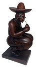 Vintage  Solid Wood Wooden Hand Carved Sculpture Figurine 12 Inch    